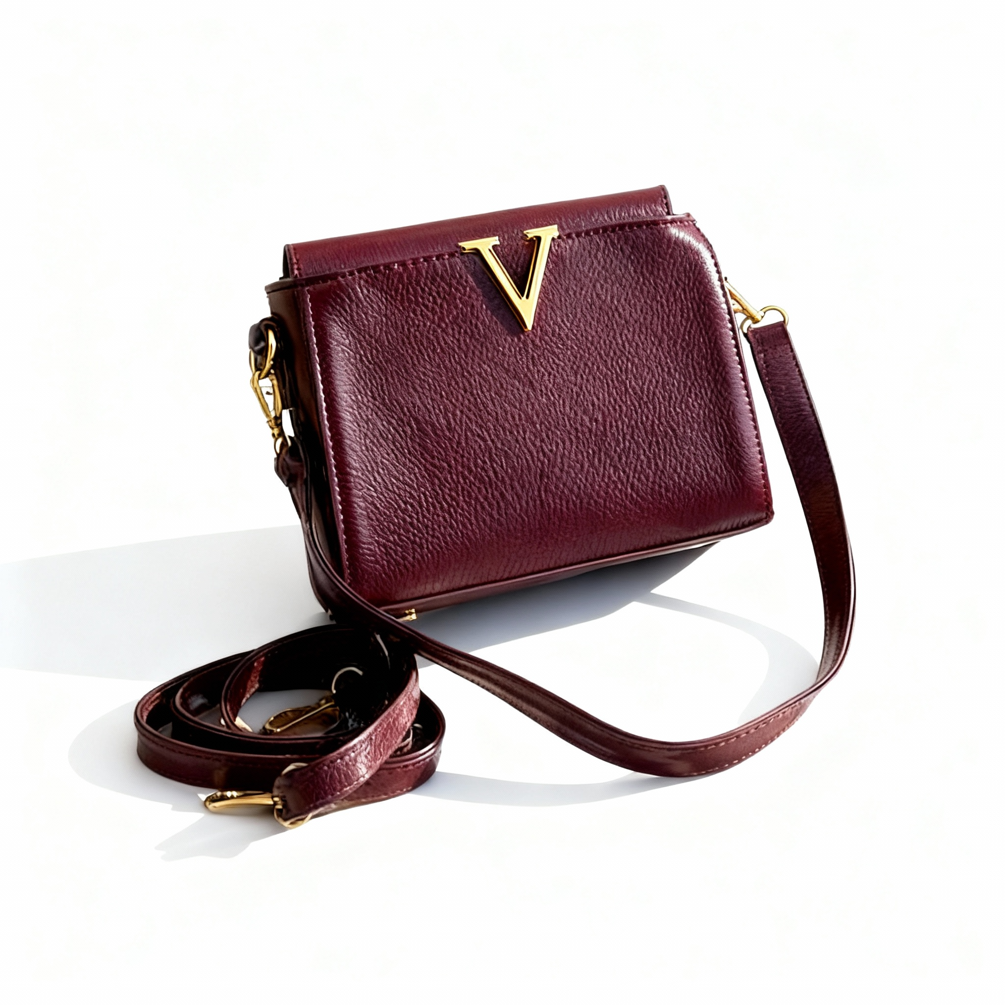 Gold V Crossbody